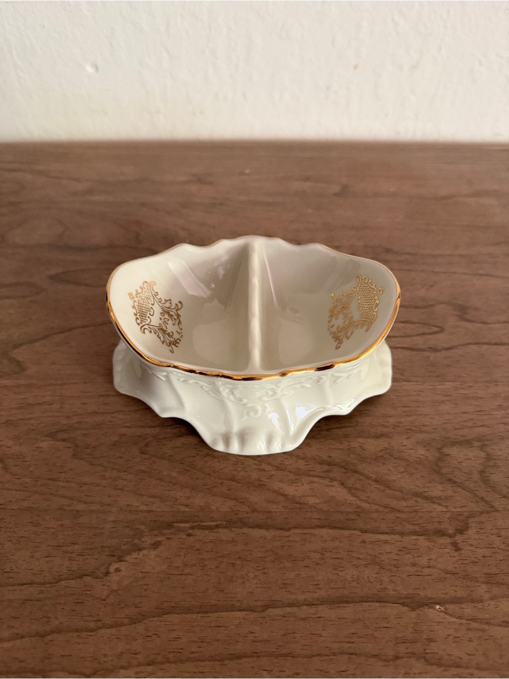 Bernadotte salt cellar made in Czechoslovakia